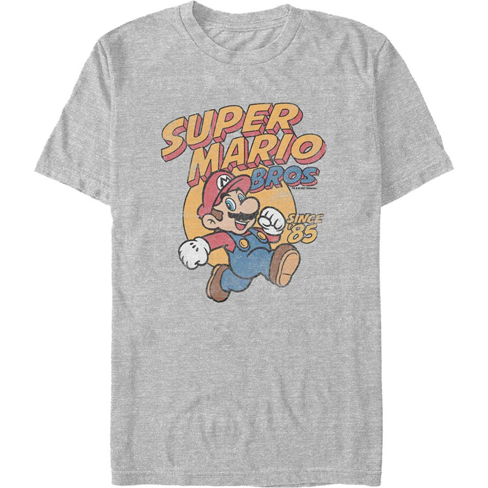 Mario Running Since 1985 Super Mario Bros Tshirt